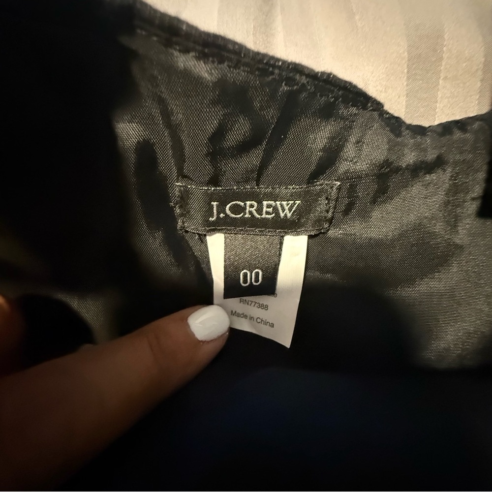J. Crew Black Ruched Sheath Mini Dress - Picture 6 of 9